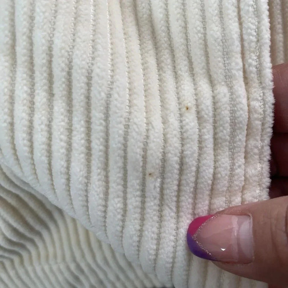 VTG Newport News Jacket Blazer Women's 16W Ivory Wide Wale Corduroy Pocket 2BTN - Picture 11 of 12